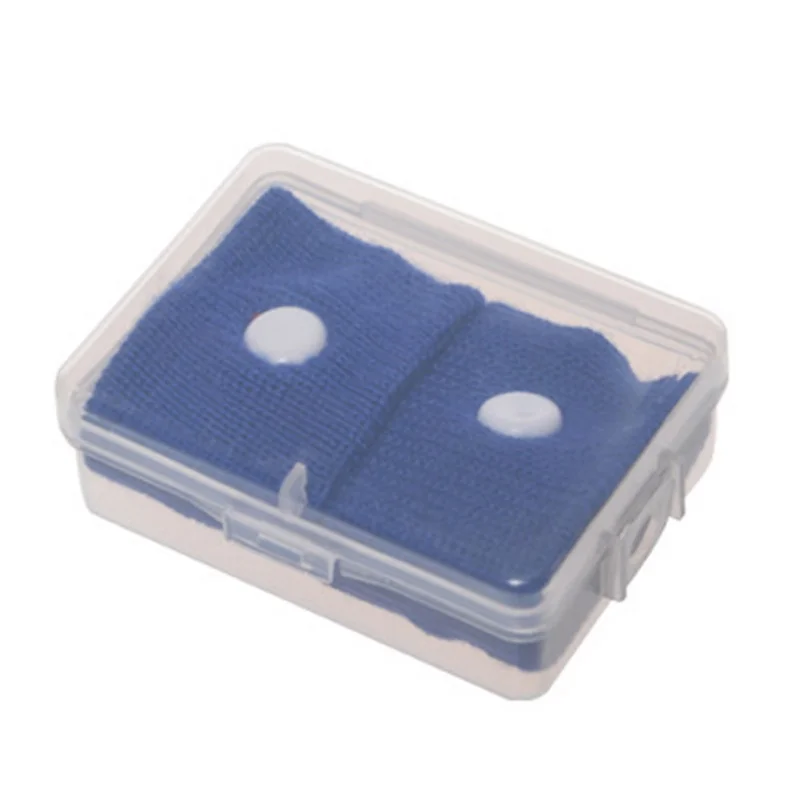 Blue with Box 1 пара обхват талии Поддержка движущихся предметов болезнь, запястье полосы Спорт против тошноты манжеты безопасности Напульсники Carsickness морской - Цвет: Blue with Box