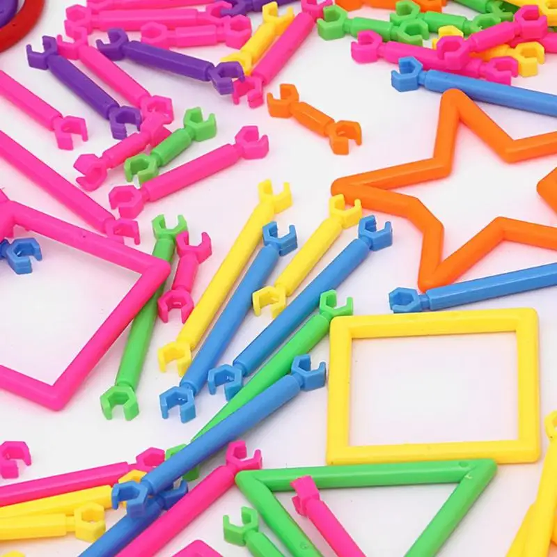 Горячая продажа 3D DIY смарт-палка Собранный пластиковый блочный интеллектуальный игрушки детский подарок продвижение рук-глаз