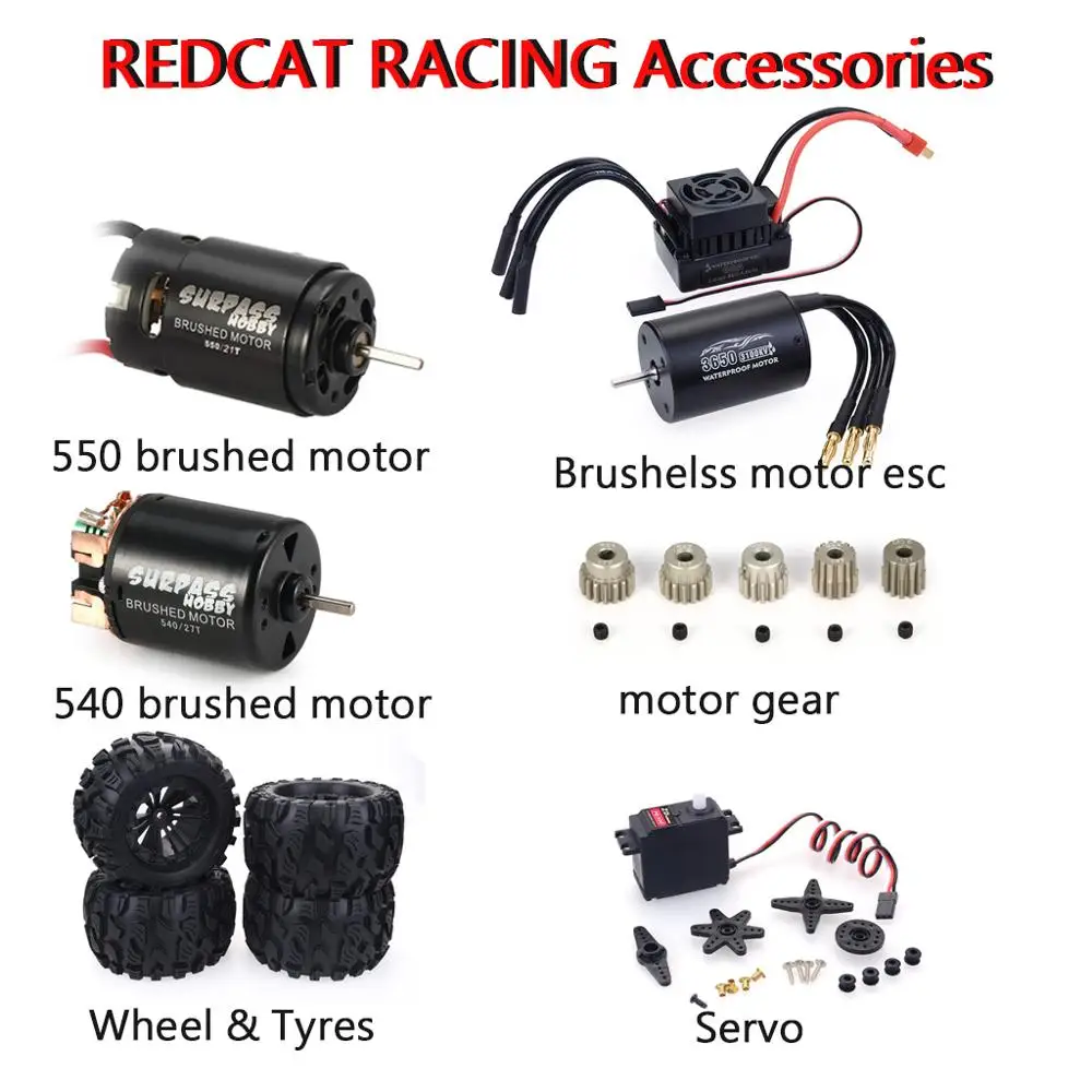 540 550 матовый 3650 бесщеточный двигатель сервопривод 60A ESC для RC 1/10 гонки Redcat Volcano EXP PRO