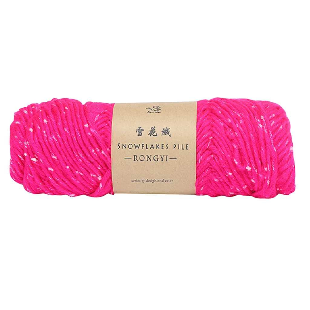 Yarn Crochet Snowflake Line for DIY Hand Knitting Sewing Needlework Crochet Thick Wool for Scarf Sweater Baby Lover gifts