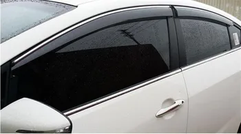 baratas Janela Viseira Ventilação Sombra Chuva Guarda Sol Defletor Toldos Abrigos Capas Para Nissan Qashqai J10 J11 2008-2018 Carro-estilo