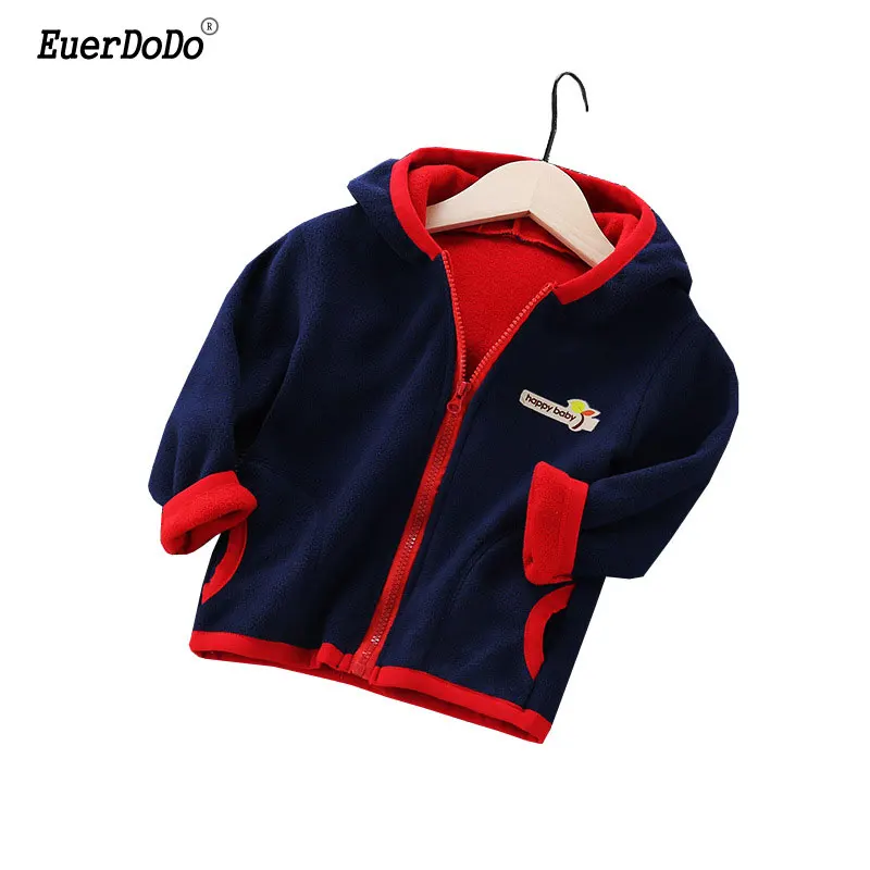 

New Fashion Children Outerwear 2019 Winter Autumn Boys Coats Fleece Jacket For Girls Kids Hoodies Teenager School Clothing
