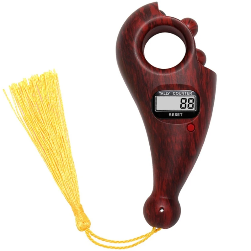 Портативный ручной счетчик кисточек с цифровыми бусинами игра на палец игрушка