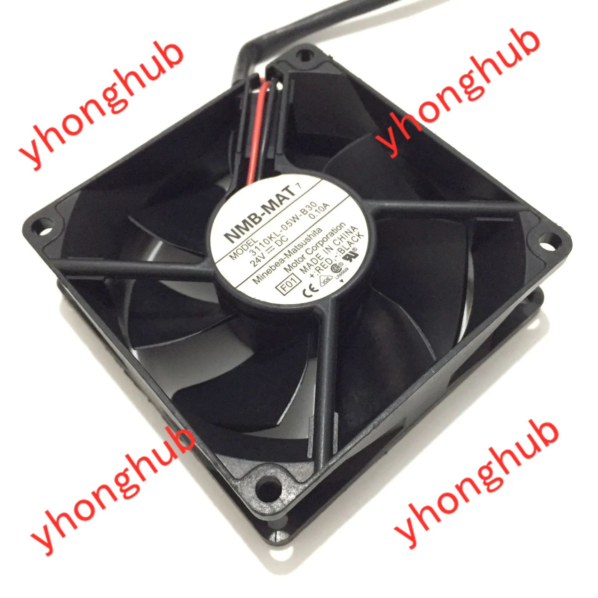 NMB-MAT 3110KL-05W-B30 F01 DC 24V 0.10A 2-проводной 80x80x25mm вентилятор охладителя сервера