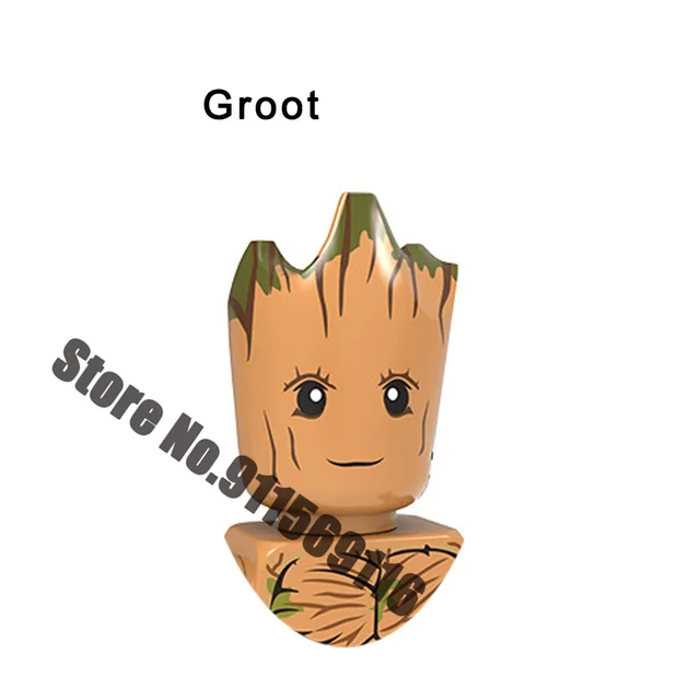 Superhero Building blocks Loki Sylvie Iron Man Spiderman Hulk Thor Captain America Venom Groot Thanos Vision Falcon Deadpool Toy A-PG1983