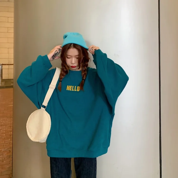 PX3370 Autumn and winter loose Korean version 2020