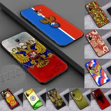 Флаг Российской медведь Орел сотовый мягкий чехол для huawei Y6 Y5 2017