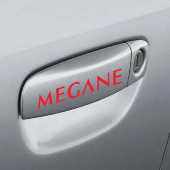 

4PCS/Lot Car Door Handle Decoration Stickers For Renault Megane 2 3 4 1 Captivating Sport Vinyl Decals Car Accessories Styling