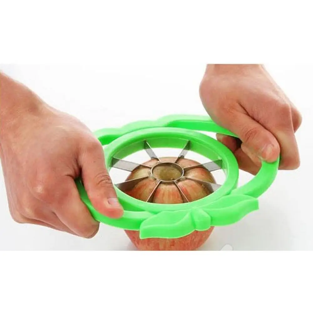 Kitchen Apple Slicer Corer Cutter Pear Fruit Divider Tool Comfort Handle for Kitchen Apple Peeler Durable Creative Multifunction