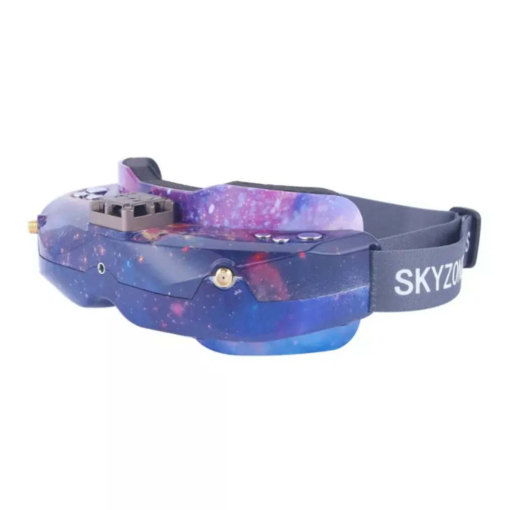 SKY02X SKYZONE SKY03O 5,8 ГГц 48CH разнообразие FPV очки поддержка HDMI отслеживания головы с вентилятором DVR фронтальная камера для радиоуправляемого дрона - Цвет: SKY02X