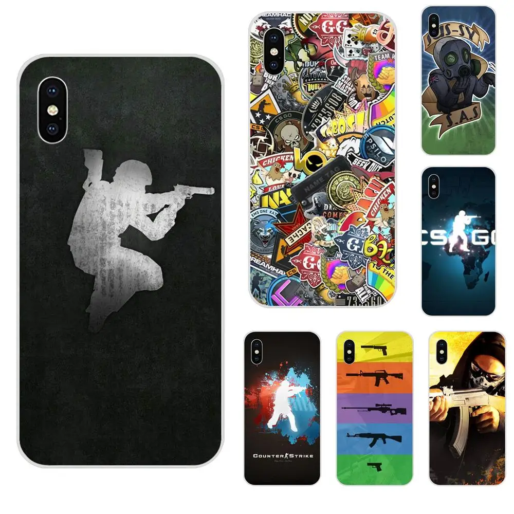 

For Xiaomi Redmi Mi 4 7A 9T K20 CC9 CC9e Note 7 9 Y3 SE Pro Prime Go Play Thin TPU Cell Cs Go Sticker Colorful