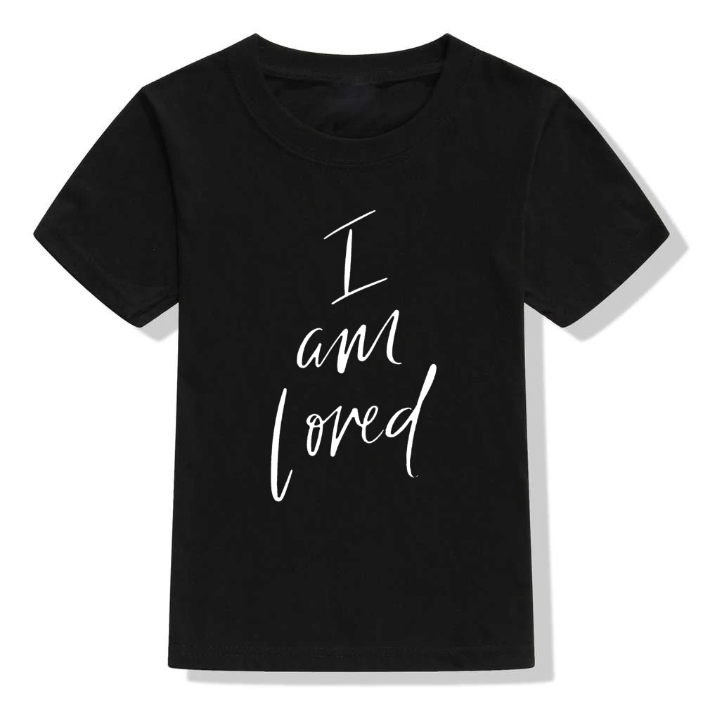 Детская рубашка с надписью «I Am Love» Детская христианская РУБАШКА УНИСЕКС футболки с короткими рукавами с надписью «Faith» Детская христианская футболка, Детские Христианские Футболки