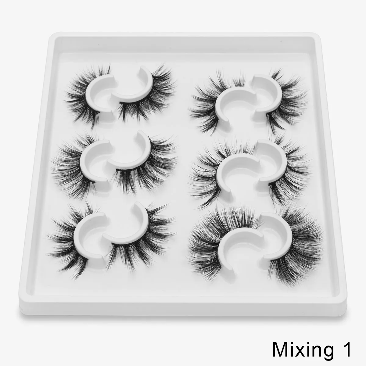 Накладные ресницы - Цвет: mixing1