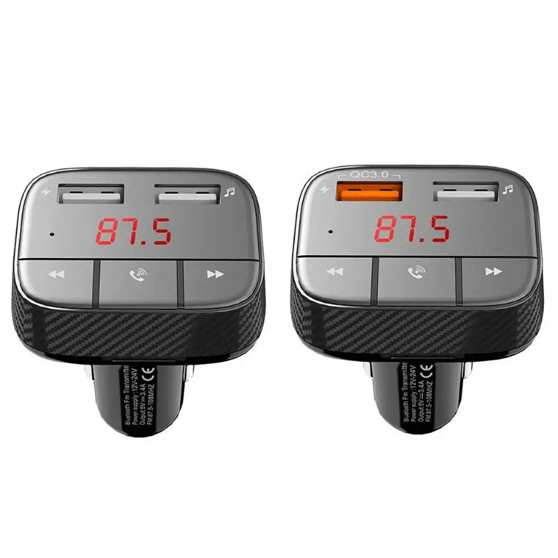 AD-916 Автомобильный Bluetooth 5,0 fm-передатчик Hands Free MP3-плеер USB зарядное устройство