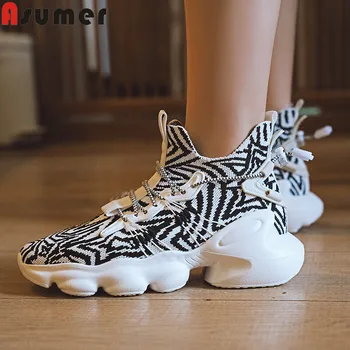 

ASUMER 2020 new sneakers shoes round toe lace up flats shoes casual comfortable flat platform shoes women flats