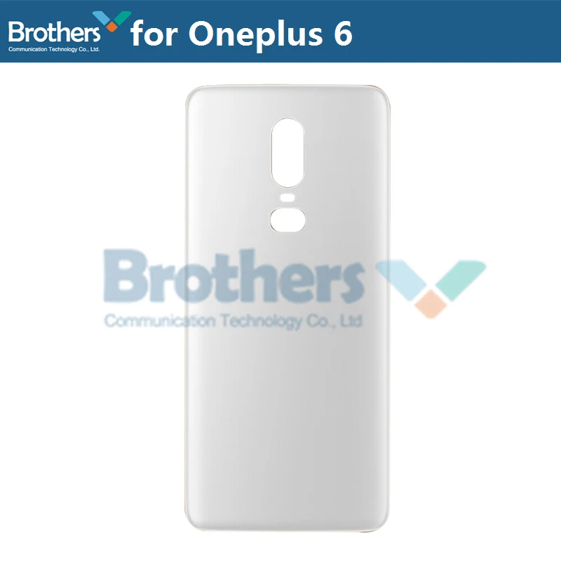 Корпус батареи для Oneplus 6 6T Батарейная дверь для Oneplus 6 задняя крышка чехол задняя крышка Корпус Замена телефона - Цвет: Copy White for 6