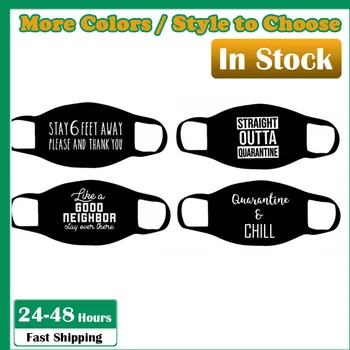 

Cotton Interesting text Print Earloop Mouth Mask Three-layer Solid Color Health Care Mask Washed Sunscreen Printing Face Mask