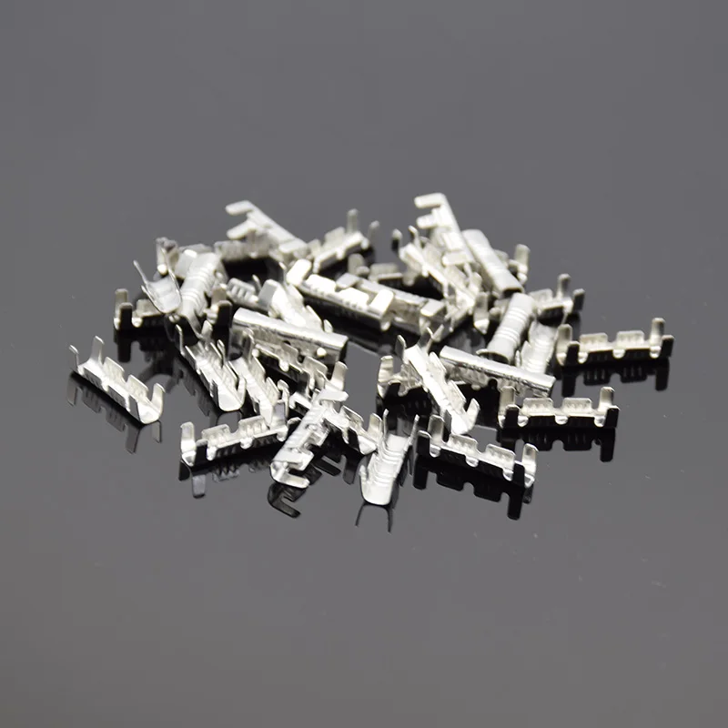100pcs 453type 100 шт. 453 u-образная вкладка холодные вставки гнездовое Соединение Линия нажатие кнопки разъем для быстрого подключения проводки 0,5 to1.5 квадратных мм2 - Цвет: 100pcs 453type