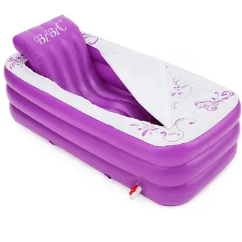 

Bathtub Bucket Inflatable Adult Body Foldable Bathtub Bucket Bathtub Bucket Thickened Plastic Household Bathtub