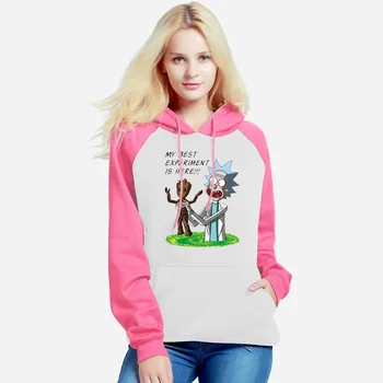 

Groot Fashion Cartoon Kawaii Sweatshirts Women Winter Fleece Hooded Pullover 2019 Fall Winter New Arrival Outwear Hoody