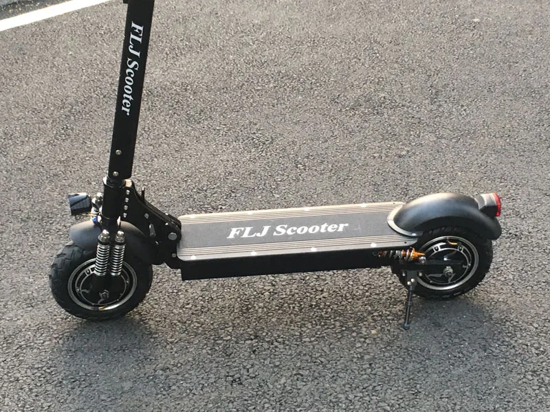 Clearance FLJ EU stock Electric Scooter With 52V/2400W Motors Powerful Kick Scooter Foldable electric Scooter Adult 9