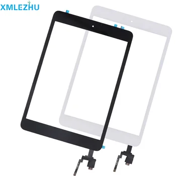 

10Pcs for iPad mini 3 Touch Screen Digitizer Assembly with Home Button & Home Flex Cable+ IC Connector