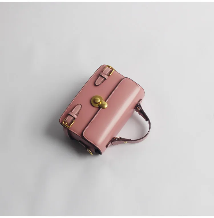 WOONAM Модный женский топ из натуральной телячьей кожи Маленькая сумка через плечо WB1045
