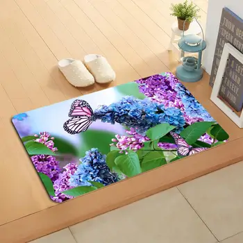

Custom Butterfly Doormat Home Decor Door mat Floor Mat Bath Mats foot pad#20-05-19-06