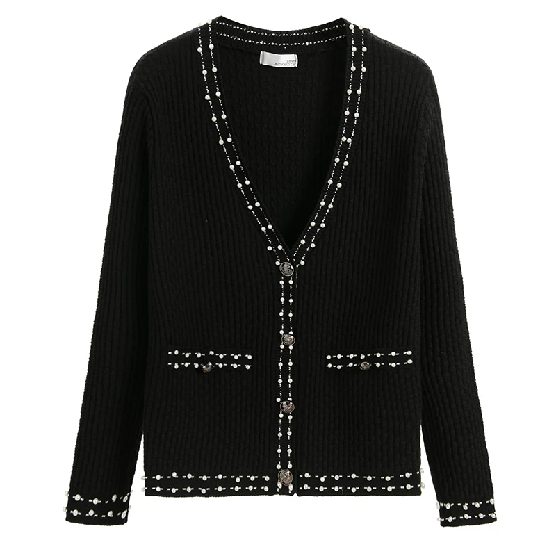 

HLBCBG Spring Autumn Women SweaterCardigan Knitted Loose Outwear Coat V Neck Open Cardigans Fashion Casual Female Top