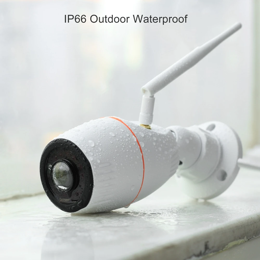 HomeFong wi-fi-камера для использования на улице рыбий глаз домашняя ip-камера HD 1080P беспроводная камера ночного видения Обнаружение движения запись приложение управление