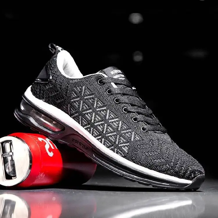 

2018 Autumn New Style Breathable Students Sports COUPLE'S Shoes WOMEN'S Shoes Korean-style Fashion Air Cushion Running Shoes Mes