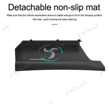 

QI car wireleess charger for Land Rover Discovery 5 2017 2018 2019 Intelligent Infrared Fast Wireless Charging Car Phone Holder