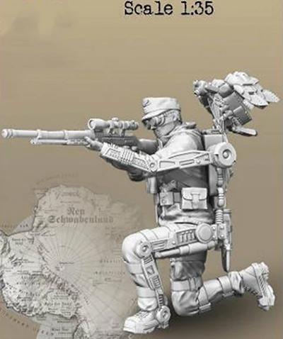 1/35 современный человек с Recon Drone игрушка Смола модель миниатюрная смола фигурка Unassembly Неокрашенная