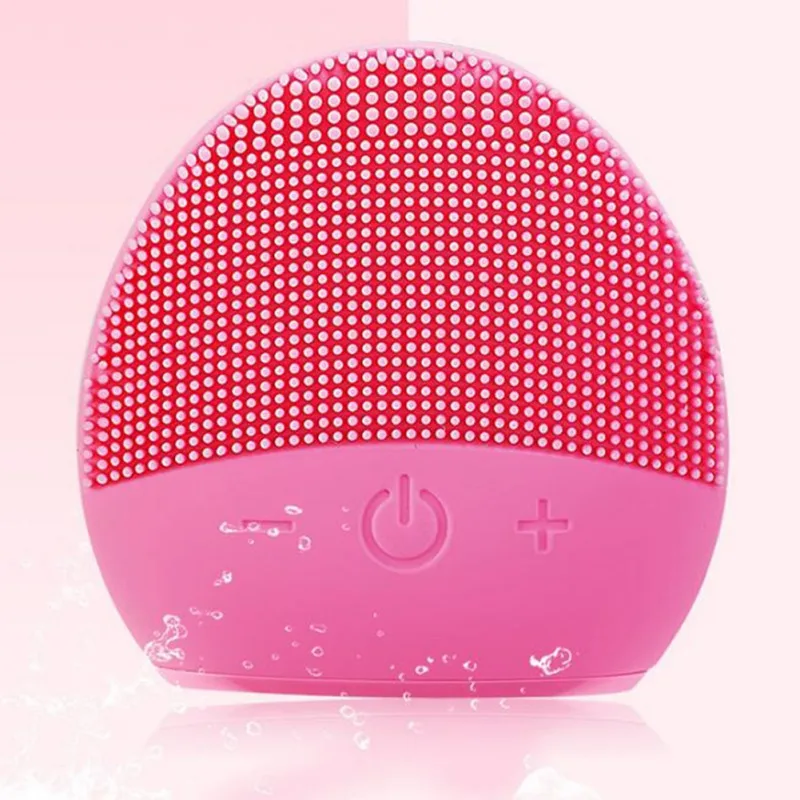 

USB Electric Facial Silicone Cleaning Brush for Facial Massage Sonic Vibration Vibrating Machine Pore Cleaner Skin Care Beauty
