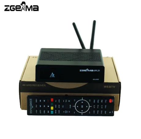 Новейший Zgemma H9.2S HEVC H.265 4k UHD 2160P 2XDVB-S2X Enigma 2 Linux 4,1 IP tv STALKER Твин тюнер спутниковый ТВ Декодер Reicever