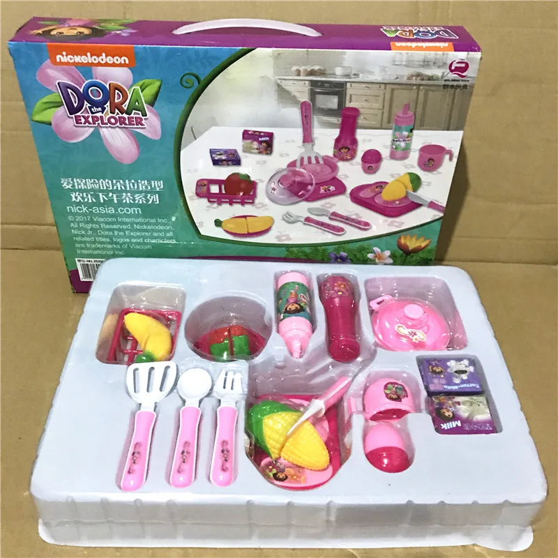 Группа dora the explorer Авторизованная серия Joy Afternoon tea модель мини-кухня детский игровой домик игрушки
