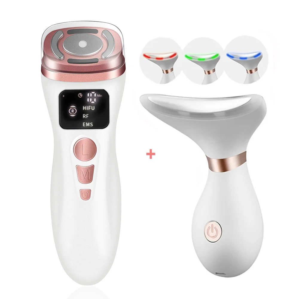 Ультразвуковой мини HIFU Beauty Machine RF Radiofrecuencia микропоток EMS декольте стройнее
