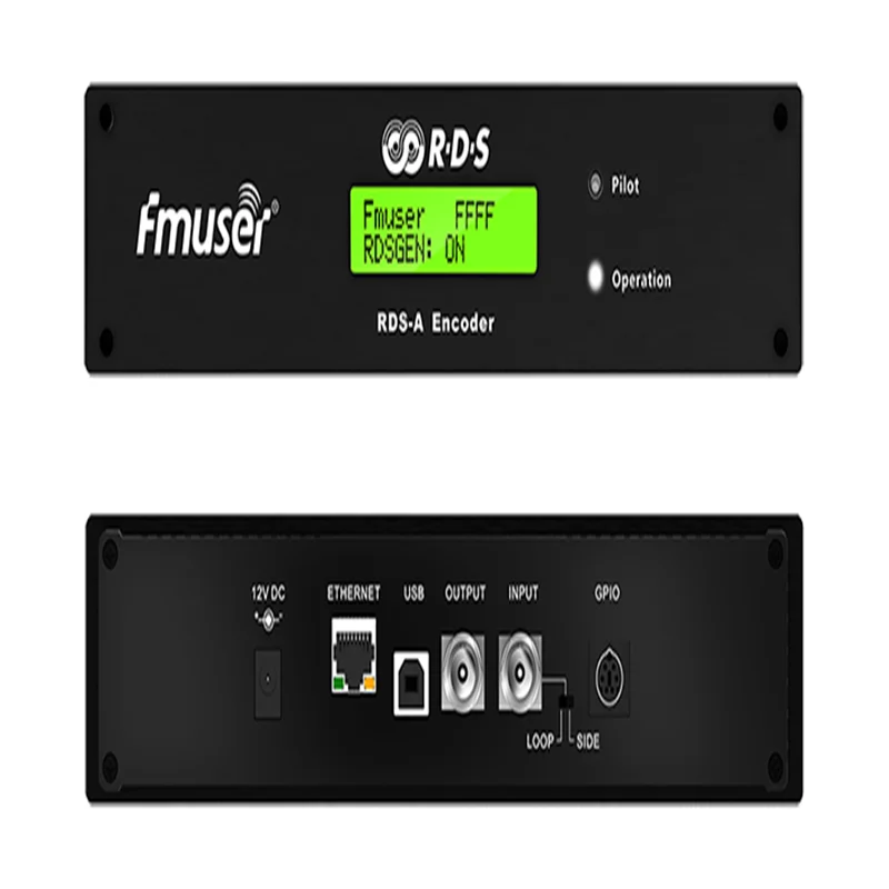 Трансмиттер FM FMUSER 50 Вт + антенна DP100 набор кабелей с цифровым датчиком RDS|Теле- и