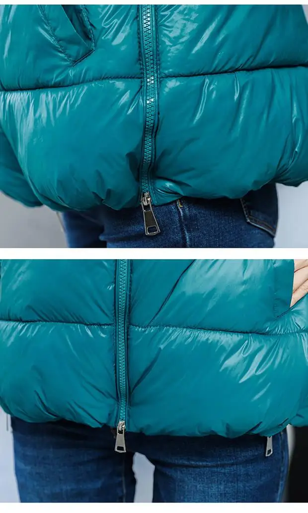 Новые зимние женские пуховики из хлопка, короткие куртки, парки Mujer, женские повседневные теплые ватные Свободные пиджаки с капюшоном, верхняя одежда T01
