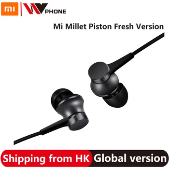 

Original Xiaomi Earphone Millet Piston Fresh Version In-ear Earphones colorful Earphones with Mic For Mobile Phone MP4 MP3 PC