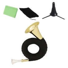 

1pc Brass Instrument Waldhorn for Beginners Musical Instrument Gift (Assorted Color)