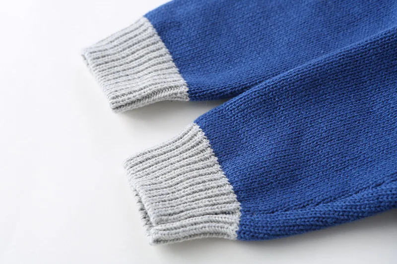 Sifafos/вязаные свитера для маленьких мальчиков; пуловеры; Одежда для девочек; хлопковый свитер с круглым вырезом; осенне-зимняя повседневная детская одежда