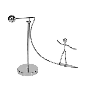 

DIY Metal Surfing Man Mold Kinetic Motion Desktop Game Decompression Balance Toy