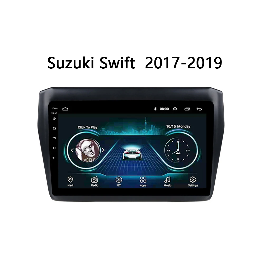 Car radio For Suzuki Swift 2017 2018 2019 multimedia system GPS navigation 2.5D touch screen GPS player SWC FM TV Android 8.1 9\ Car radio For Suzuki Swift 2017 2018 2019 multimedia system GPS navigation 2.5D touch screen GPS player SWC FM TV Android 8.1 9\