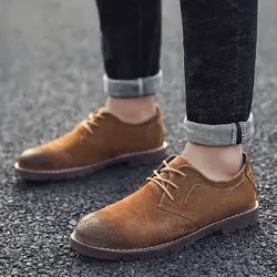 Мужская обувь Martens; повседневная обувь с перфорацией типа «броги»; Мужская обувь из натуральной кожи; деловая модельная обувь на шнуровке;