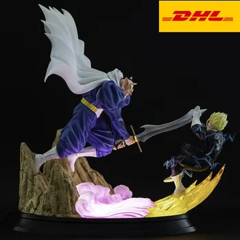 

24" KDC Dragon Ball Statue Son Gohan VS Dabura Bust Battle Full-Length Portrait LED Original GK Action Figure Toy 60CM X420