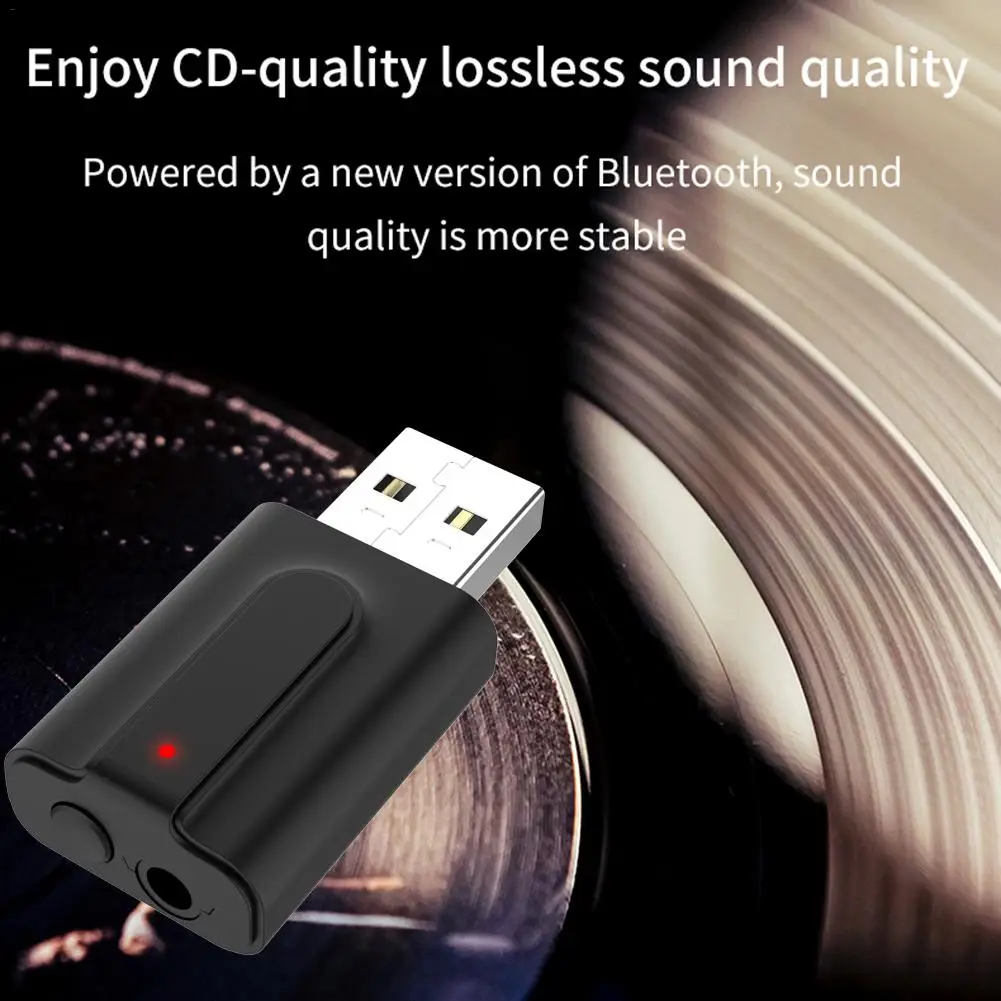 USB Bluetooth передатчик приемник 2 в 1 Bluetooth 5,0 ТВ компьютер беспроводной аудио Bluetooth адаптер
