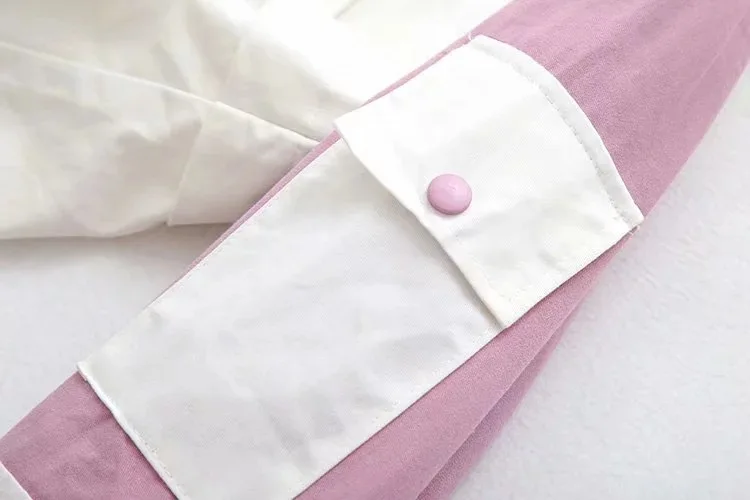 Harajuku с капюшоном Женская Осенняя уличная верхняя одежда винтажная Лоскутная контрастная цветная Повседневная Свободная куртка с длинными рукавами