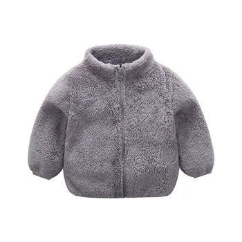 

2020 Autumn Winter Baby Fleece Jacket Plus Velvet Warm Infant Girl Coat 0-6 Years Kids Toddler Boy Outerwear Newborn Coat