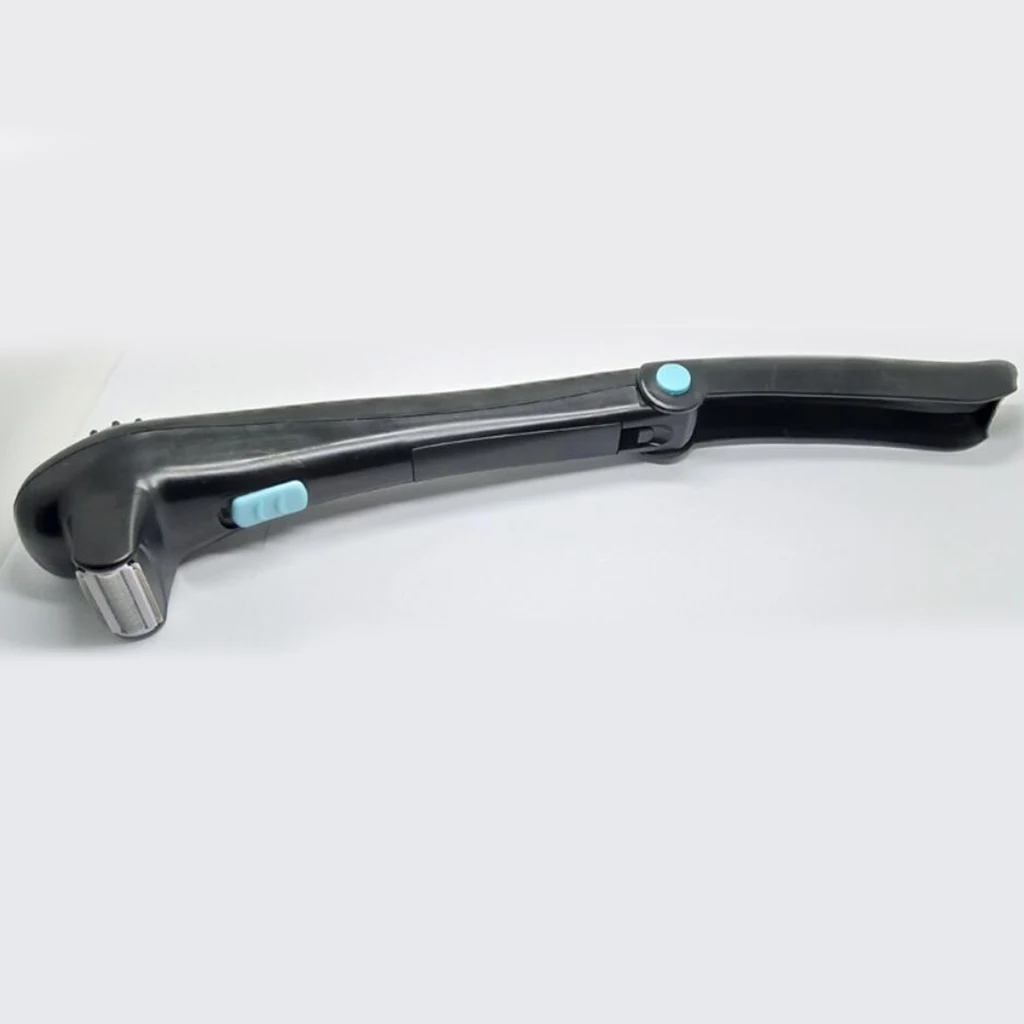 Foldable Electric Back Shaver Men Manual Back Hair Shaver Long Handle Back Leg Hair Shaver Razor Remover Body Trimmer 